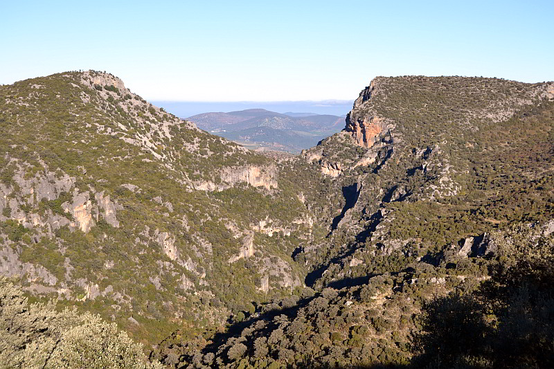 The garganta verde in the Sierra de Grazalema