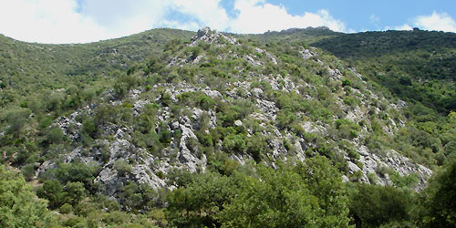 Great views in the Llano del Campo in the Sierra de Grazalema