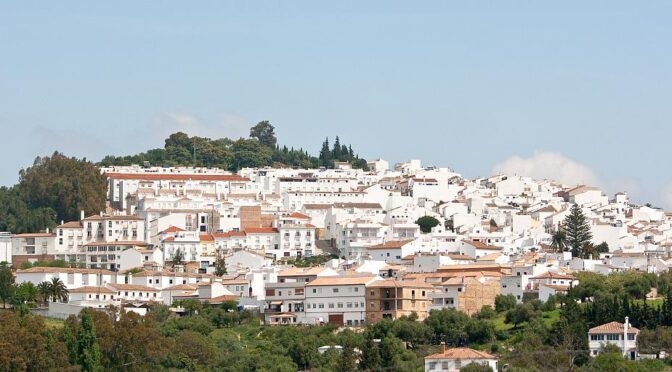 View of Prado del Rey and the surrounding countryside in Cádiz province