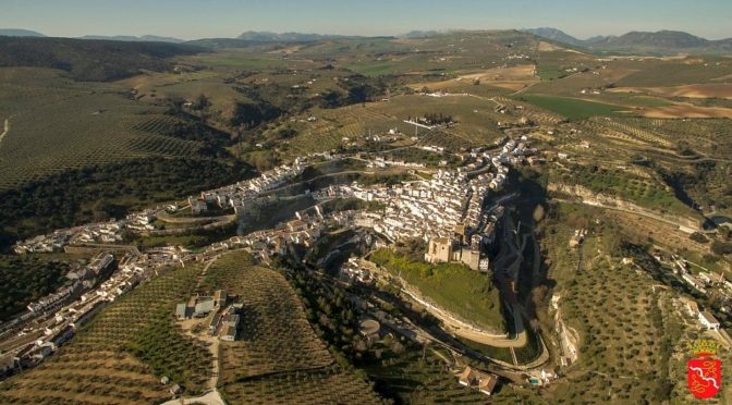 View of Setenil de las Bodegas and the surrounding countryside